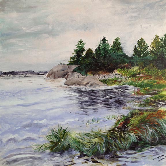Lane's Island Tide, Vinalhaven by Jane Sherrill